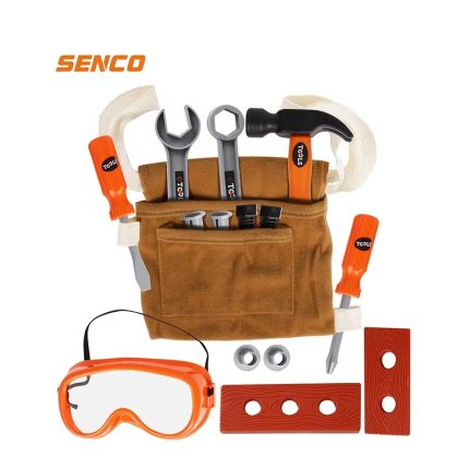 Tool Belt Set for Kids - 15 Piece Realistic Playset for Aspiring Little Builders Aged 3+