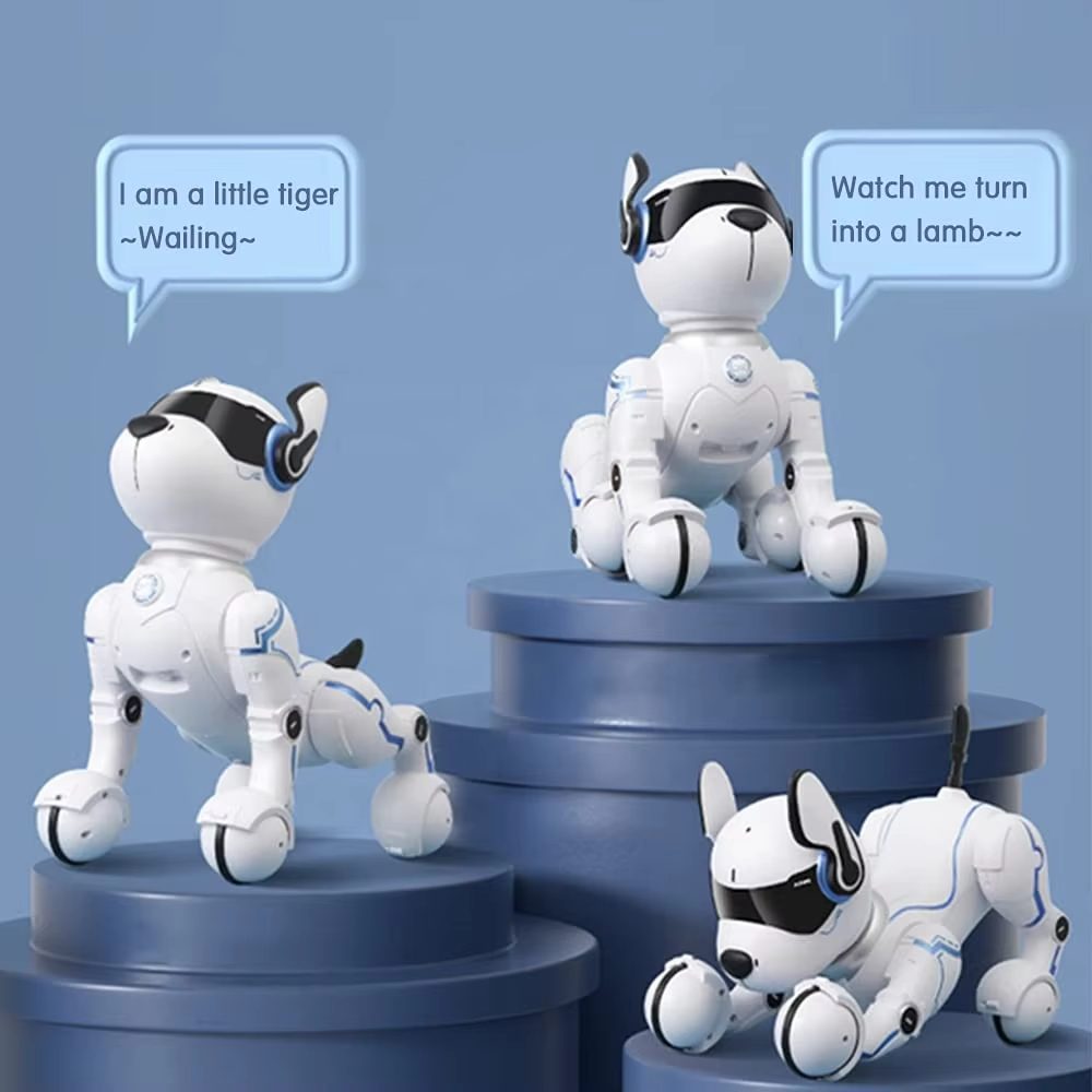 Voice-Controlled Robotic Puppy - Singing, Dancing, and Guard Mode for Kids' Entertainment and Learning (4)