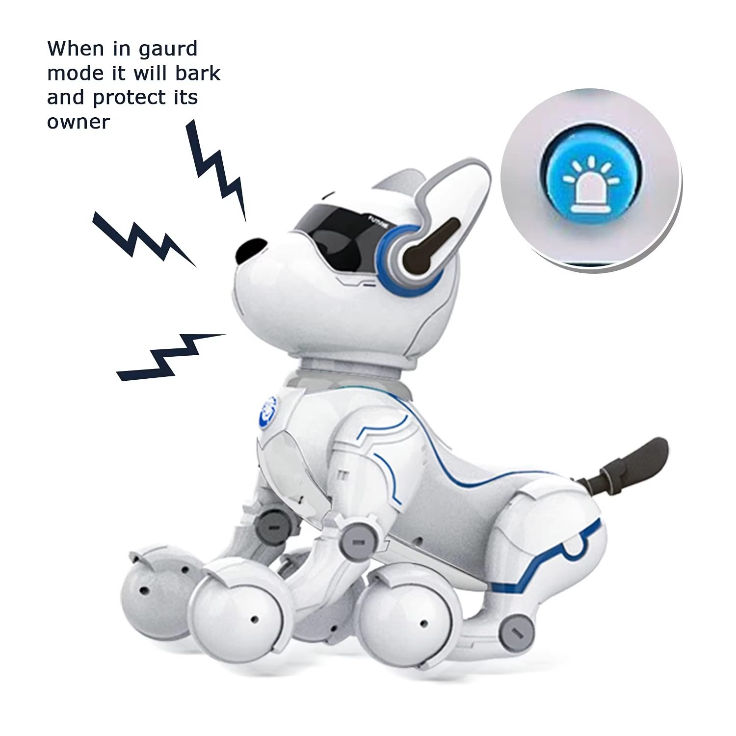 Voice-Controlled Robotic Puppy - Singing, Dancing, and Guard Mode for Kids' Entertainment and Learning (6)