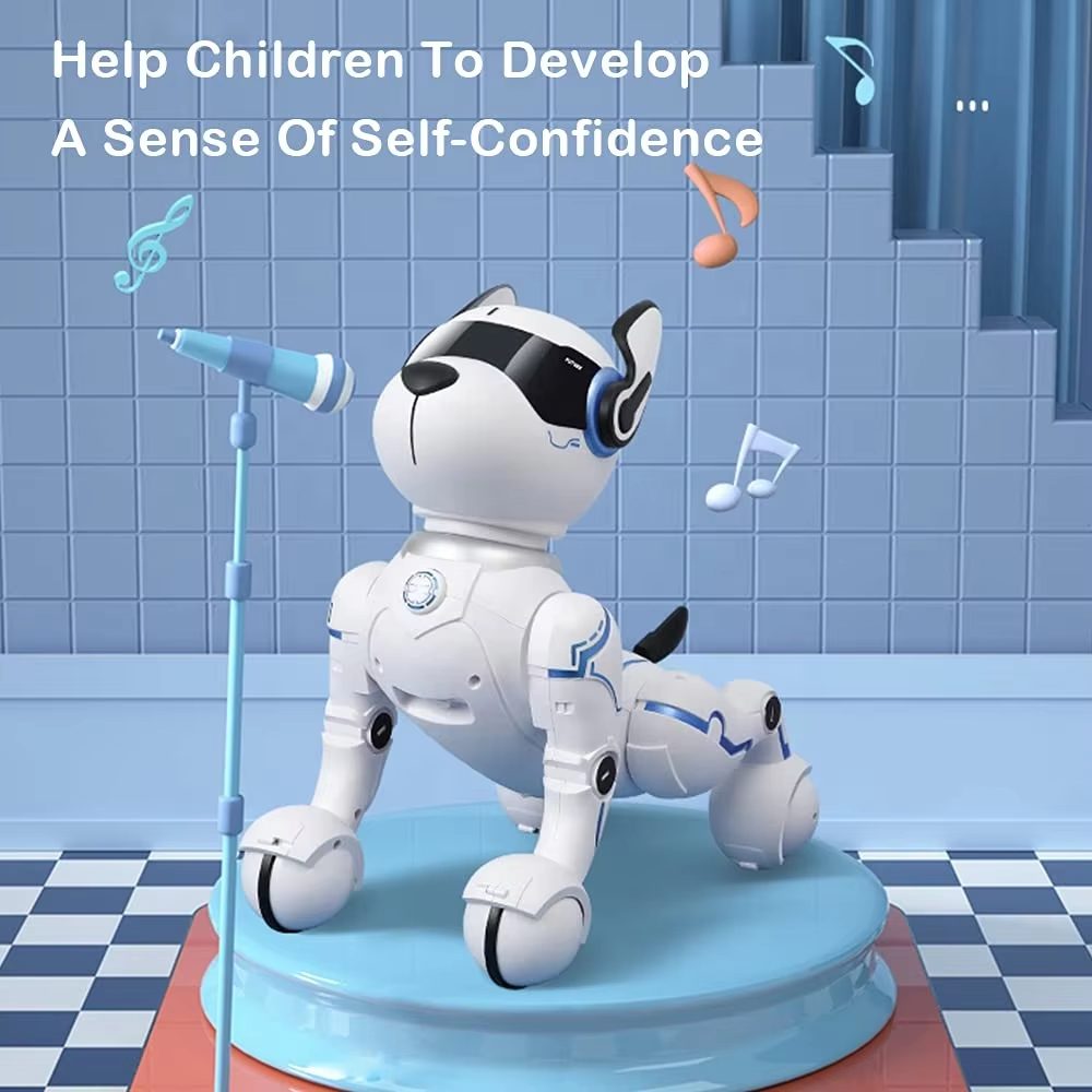 Voice-Controlled Robotic Puppy - Singing, Dancing, and Guard Mode for Kids' Entertainment and Learning (7)
