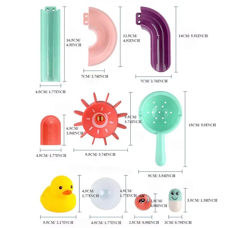 Water Slide Tracks with Strong Suction for Kids' Bathtub Play Top-Rated Bath Time Fun (7)