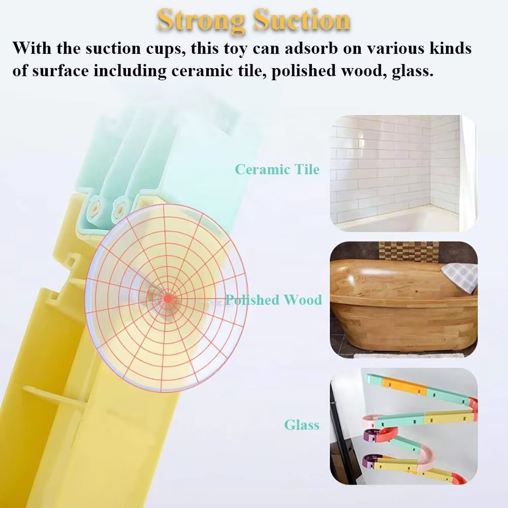 Water Slide Tracks with Strong Suction for Kids' Bathtub Play Top-Rated Bath Time Fun (8)