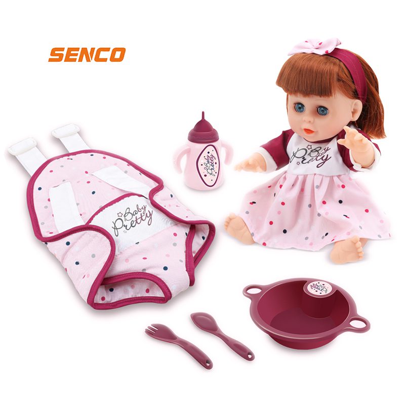 12-inch Fashion Baby Doll with Accessories Set - Feeding, Drinking, and Potty Training Playset for Kids (63)