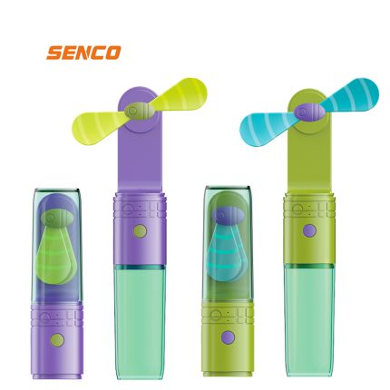 Portable Folding Fan with Luminous Blades Upgraded Long Battery Life, Three Wind Speeds for Ultimate Cooling Experience