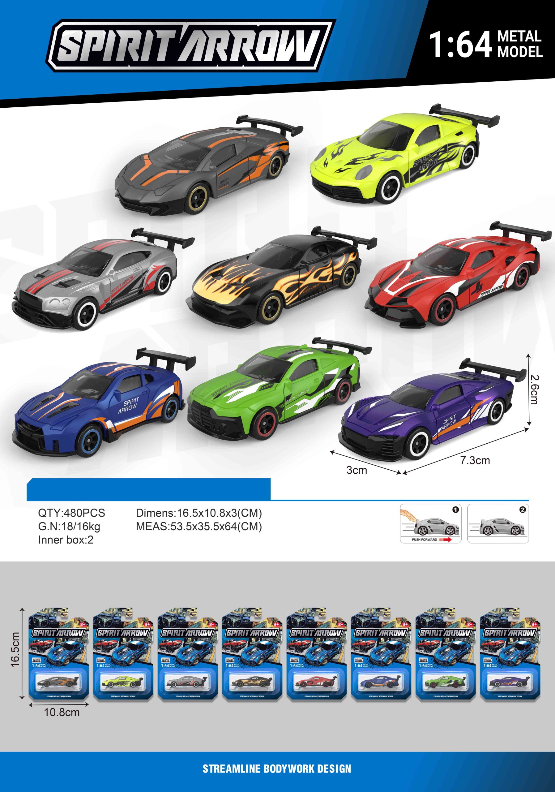 Metal Model Cars 164 - Diverse Collection of Die-Cast Vehicles with Streamlined Design (2)