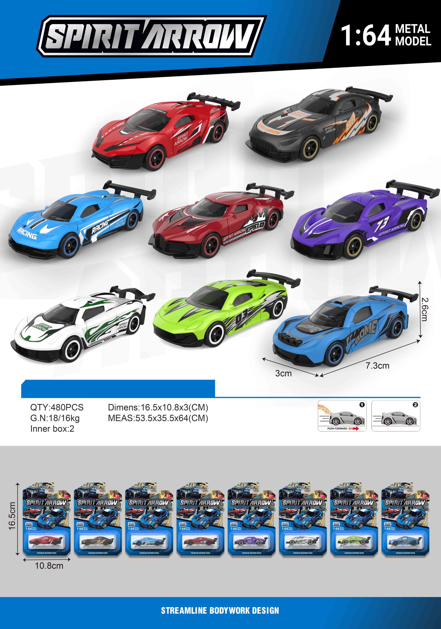 Metal Model Cars 164 - Diverse Collection of Die-Cast Vehicles with Streamlined Design (3)