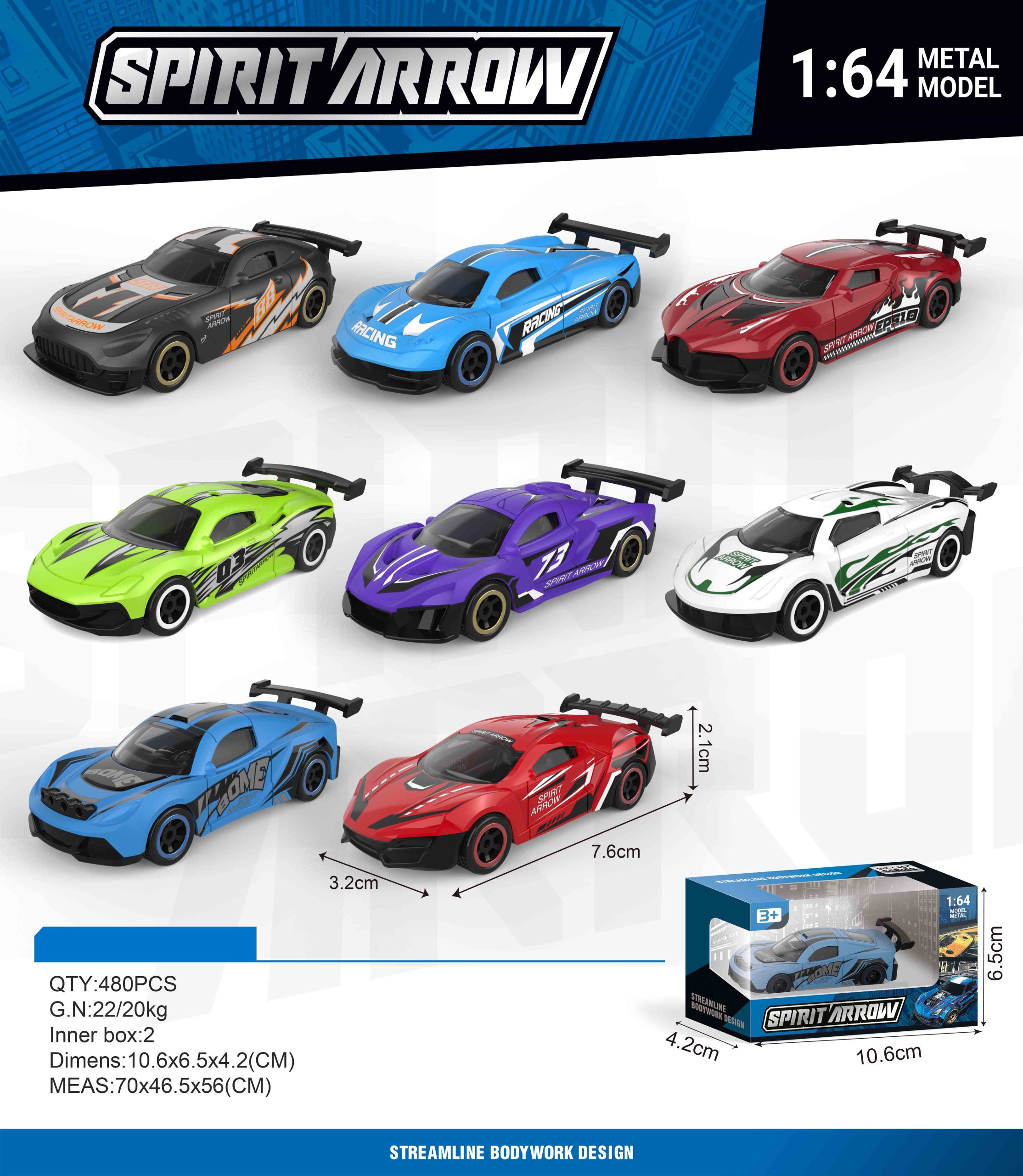 Metal Model Cars 164 - Diverse Collection of Die-Cast Vehicles with Streamlined Design (6)