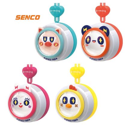Pet Lanyard Fan 3-Speed Adjustable, Safe Leafless Design, USB Rechargeable - Perfect for On-the-Go Cooling