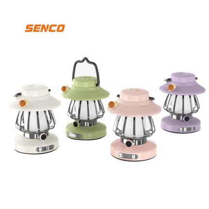 Portable Retro Camping Lantern Multi-Functional, Dimmable LED Night Light with Long Battery Life
