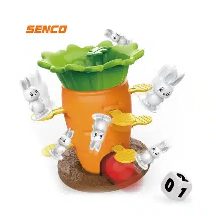 Radish BalanceTower Toy – 23cm Amazing Stacking Game for Ages 3+, Montessori-Inspired Fine Motor Skills & Family Fun Gift